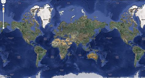 Map Of The World Google